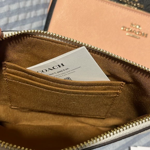 $50 EACH Coach Large Corner zip wristlets! - Picture 3 of 5